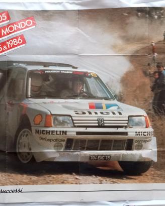 Poster Peugeot 205 T16 