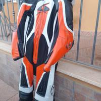 Tuta pista moto in pelle e giubbino 