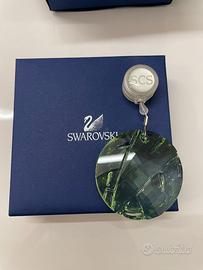 Ornamento Swarovski Cristallo Verde