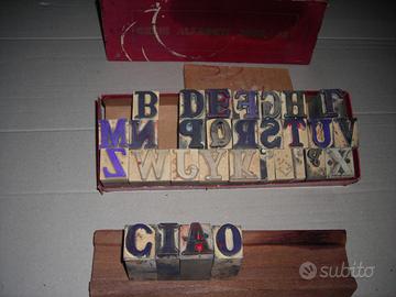 Timbro componibile 32 pezzi