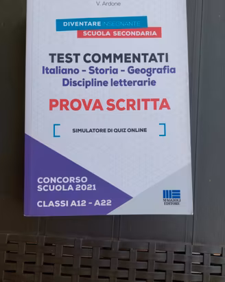 Concorso scuola - Test commentati A12, A22