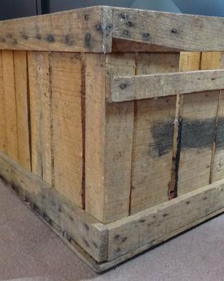 CASSETTE LEGNO VINTAGE PORTA TUTTO 