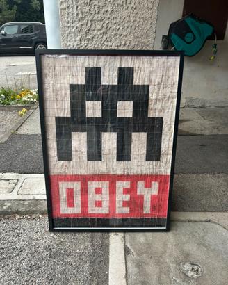 Street art originale shepard fairey obey