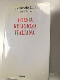 Poesia religiosa italiana ulivi - savini