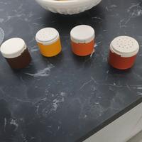 Set spezie vintage originale Tupperware anni 70