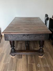 Tavolo legno massello fine 800