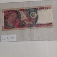 Banconota 100.000 lire Primavera di Botticelli