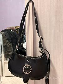 Borsa baguette nera stile Y2K vintage