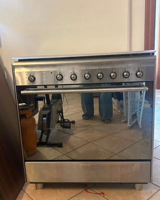 CUCINA A GAS SMEG 5 FUOCHI 90CM (POCO USO)