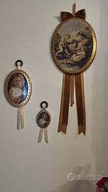 Trittico di Quadretti Ovali