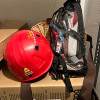 Set ferrata e casco salewa
