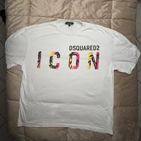 T-shirt Dsquared2 "ICON" Palma Tramonto (Oversize)