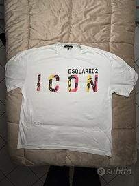 T-shirt Dsquared2 "ICON" Palma Tramonto (Oversize)