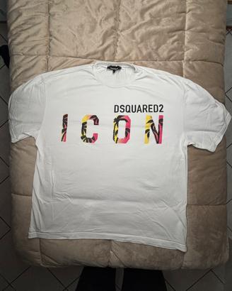 T-shirt Dsquared2 "ICON" Palma Tramonto (Oversize)