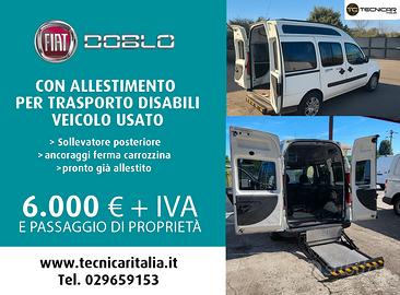 DOBLO usato allestito per TRASPORTO DISABILI