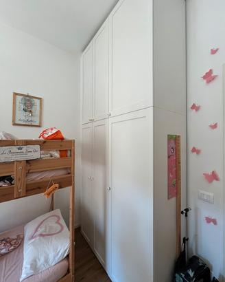 Armadio IKEA PLATSA bianco 80x55x300