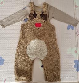 Salopette invernale con body 