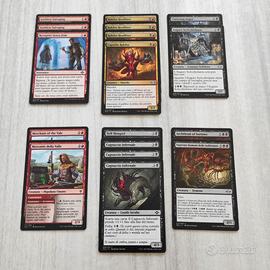 Mazzo carte Magic ROSSO E NERO Madness Follia mtg