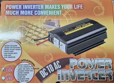 Inverter di Potenza DC–AC 12V / 24V