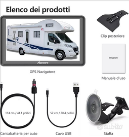 Navigatore gps per camper