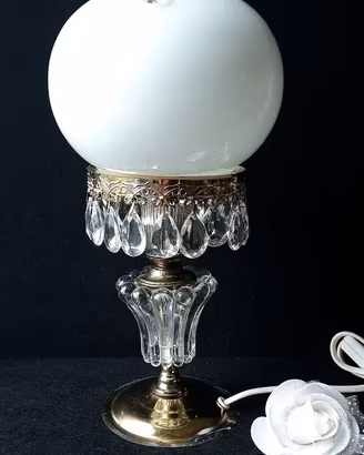 Lampada da tavolo luxury vintage con cristalli |St