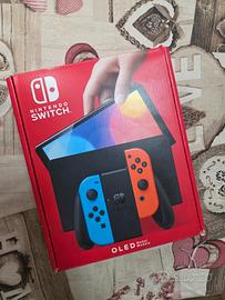 Nintendo Switch OLED Blu Neon Rosso Neon Nuova