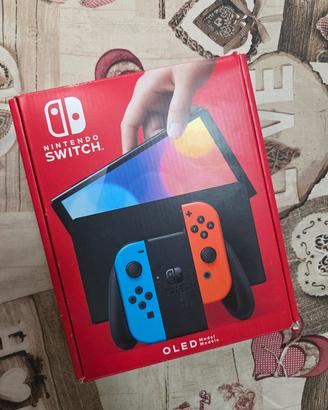 Nintendo Switch OLED Blu Neon Rosso Neon Nuova
