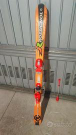 Sci Rossignol 120 con bastoncini