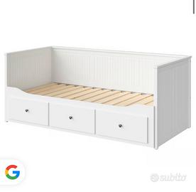 Letto Hemnes Ikea + 2 materassi Asvang 80x200