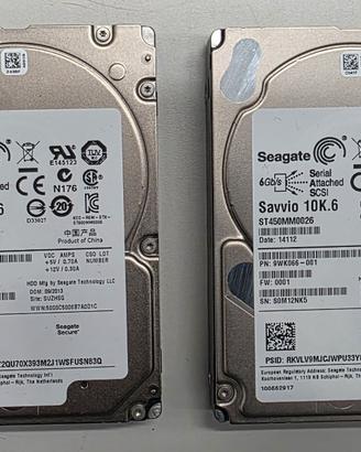 Seagate Savvio 10K.6 ST450MM0026 450GB SAS 2.5''