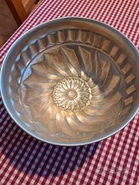 Stampo per budino alluminio anni '40