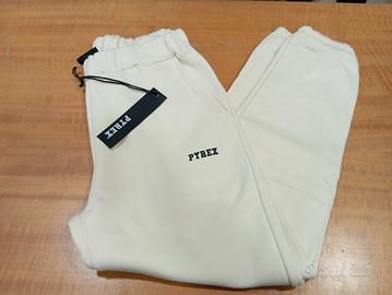 Pantalone tuta Pyrex panna tg XL