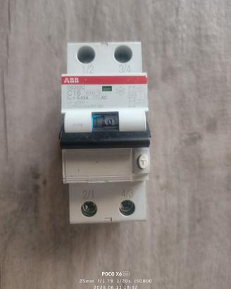 Magneto termico differenziale c16