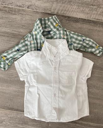 Set camicia + body-camicia bambino 3-6 mesi