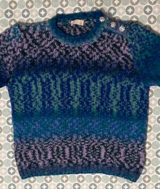 Liu Jo Maglione Mohair Alpaca Blu Viola