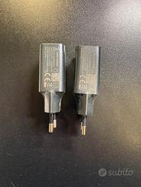 Set 2 Caricabatterie USB 10W - Nuovi con pellicola