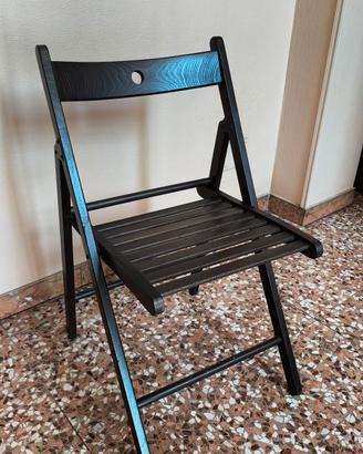 Sedia pieghevole, marrone


