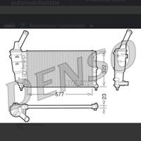 Radiatore OE 46763322 - Denso DRM13006