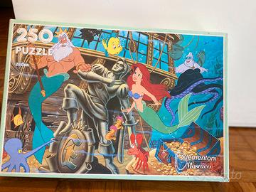 Puzzle clementoni figura sirenetta disney vintage