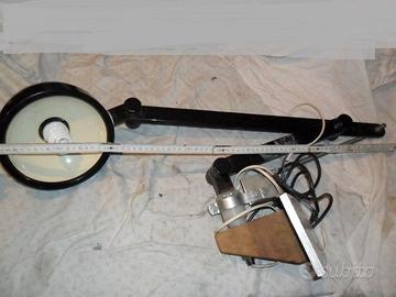 Lampade industriali vintage da postazione anni 60/