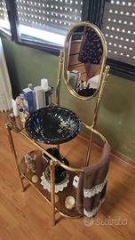 specchio lavabo vintage