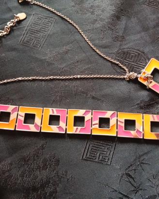 Set Swatch - Bracciale e Collana Acciaio e Smalto