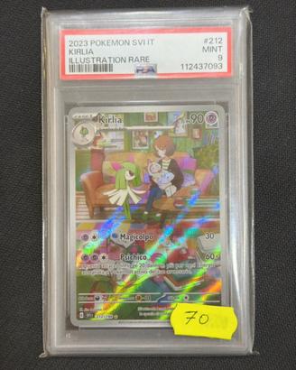 Pokemon kirlia 212/198 PSA 9