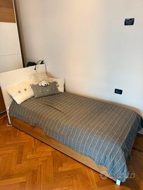 Letto singolo e moderno