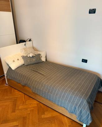 Letto singolo e moderno