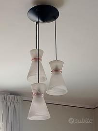 lampadario con tre luci