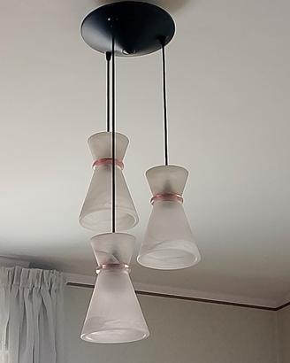 lampadario con tre luci