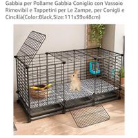 gabbia per conigli nuova