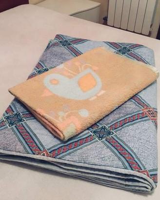 Trapunta / Piumino / Copriletto + Coperta Lana