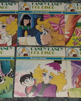 Lotto Dischi vinili Candy col disco,LP canzoni 80s